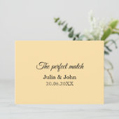 Perfect Match Trouw Matchbox – Premium Editie Kaart (Staand voorkant)