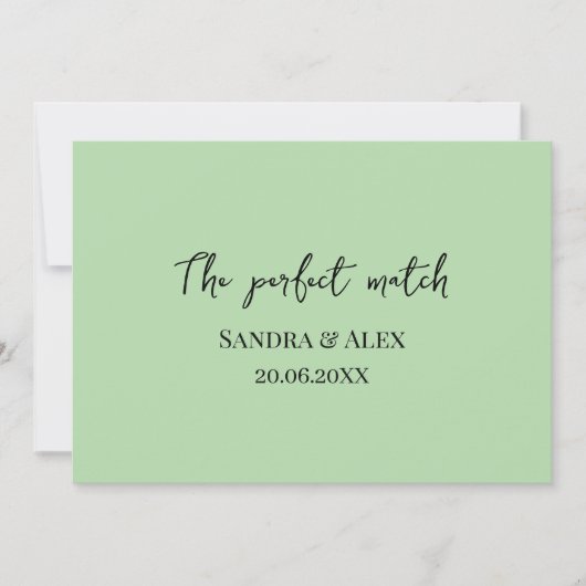 Perfect Match Trouw Matchbox – Premium Editie Kaart (Voorkant)