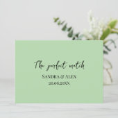 Perfect Match Trouw Matchbox – Premium Editie Kaart (Staand voorkant)