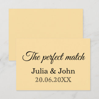 Perfect Match Trouwmatchbox – Premiumeditie RSVP Kaartje