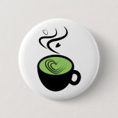 Perfect Matcha Tea Valentijn Love Button (Voorkant)