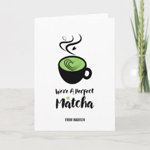 Perfect Matcha Valentijn Love Wenskaart Feestdagen Kaart