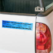 Perfect Men For Bumpersticker (Op Truck)