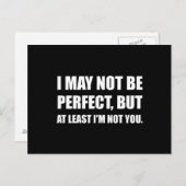 Perfect niet jij briefkaart (Voorkant / Achterkant)