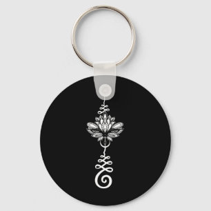 Perfect ontwerpidee voor yoga vrouwen esoterisch U Sleutelhanger