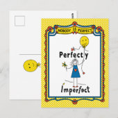 Perfect onvolmaakt 1B_ Briefkaart (Voorkant / Achterkant)