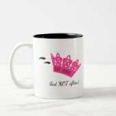 Perfect onvolmaakt "met godin" tweekleurige koffiemok (Links)