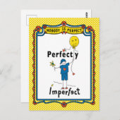 Perfect onvolmaakte 2B_ Briefkaart (Voorkant / Achterkant)