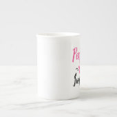 Perfect onvolmaakte "met Tiara" Bone China Mok (Voorkant)