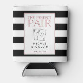 Perfect paar Las Vegas bruiloft gunst Blikjeskoeler (Voorkant)