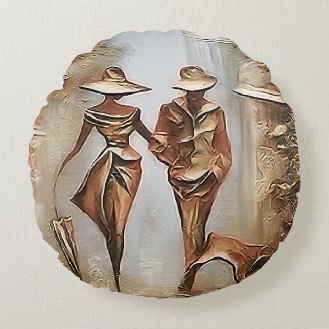 Perfect paar rond kussen (Voorkant)