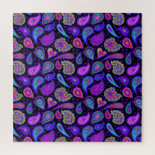 Perfect Paarse Paisley Legpuzzel