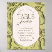 Perfect Pair Bruiloft Tafel 7 Poster (Voorkant)