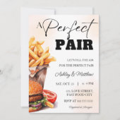 Perfect Pair Burger en Frietjes Koppel Gemengde Br Kaart (Voorkant)