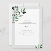 Perfect Pair Couples Douche Uitnodiging - Groen (Achterkant)