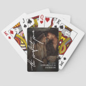 Perfect Pair Foto Huwelijksgunst Pokerkaarten (Achterkant)