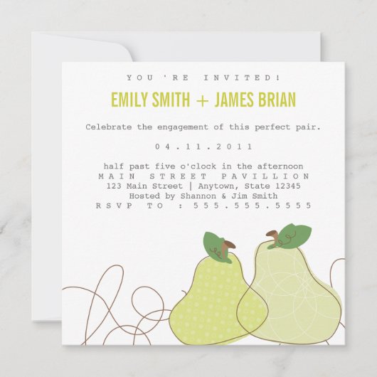 Perfect Pair Verloving Aankondiging (Voorkant)