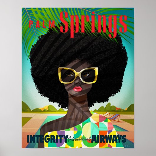 Perfect Palm Springs Klein Poster (Voorkant)