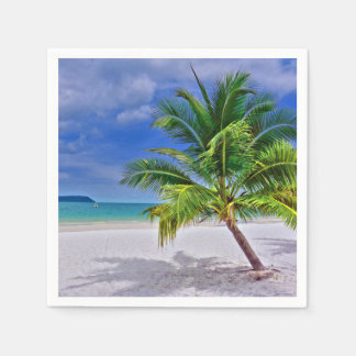 Perfect palm Tree Tropical Island Beach Servet