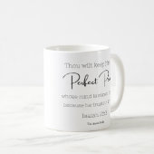 Perfect Peace Mug Isaïe 26:3 (Devant droit)