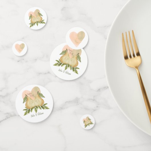 Perfect Pear Twin Baby Table Confetti (Groupe)