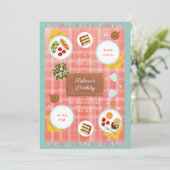 Perfect Picnic Spring Summer Birthday Kaart (Staand voorkant)