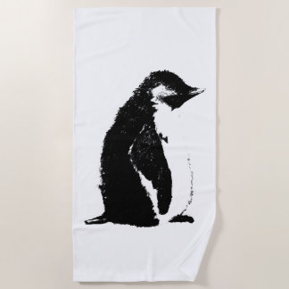 Perfect pinguïn Beach Towel Strandlaken