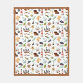 Perfect Pirate Pattern Fleece Blanket (Voorkant)