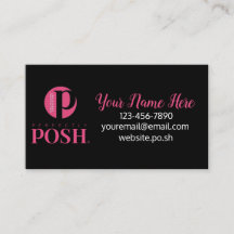 Perfect Posh Custom Visitekaartjes Girls Facial