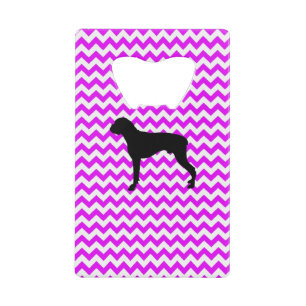 Perfect roze Chevron met boxer Kredietkaart Flessenopener