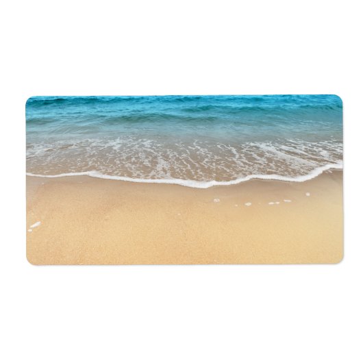 Perfect Sandy Beach Etiket (Voorkant)