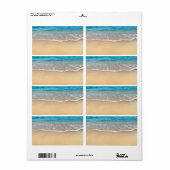Perfect Sandy Beach Etiket (Full Sheet)