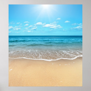 Perfect Sandy Beach Poster