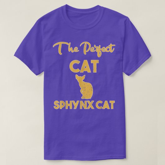 Perfect Sphyn Cat T-shirt (Design voorkant)