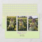 Perfect Three Photo Card op maat Kaart (Voorkant / Achterkant)