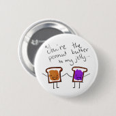 "Perfect Two" Ronde Button 5,7 Cm (Voorkant /achterkant)