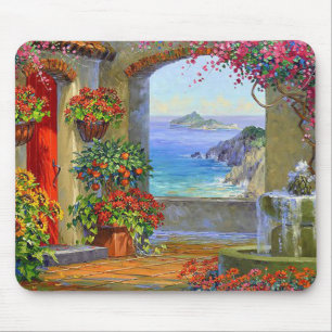 Perfect Uitzicht van de Ocean Fine Art Muismat
