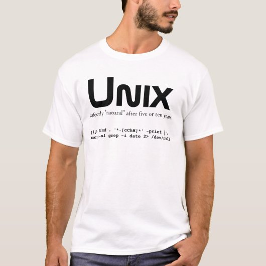 Perfect Unix T-shirt (Voorkant)