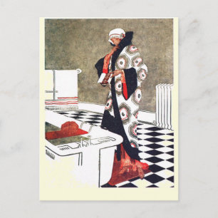 Perfect voor de badkamer briefkaart