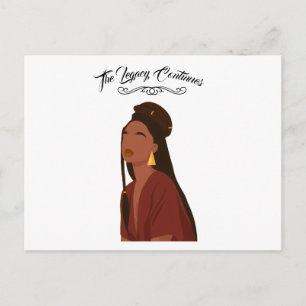 Perfect voor de viering van de Black History Month Briefkaart