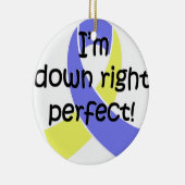 Perfect voor downsyndroom keramisch ornament (Rechts)