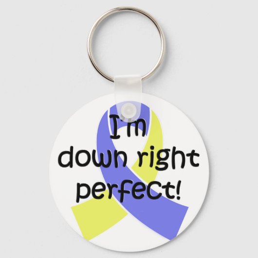 Perfect voor downsyndroom sleutelhanger (Voorkant)