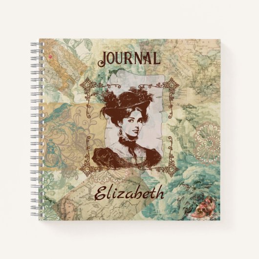 Perfect voor uw ziel, Victoriaans-stijl Notitieboek (Voorkant)
