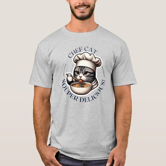 Perfect voorbereid: Cat Chef T-shirt (Voorkant)