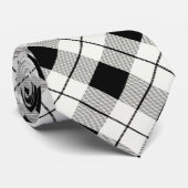 Perfect zwart en wit geplakt Stropdas! Stropdas (Opgerold)