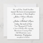 Perfect  zwarte en witte uitvindingen kaart (Achterkant)