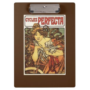 Perfecta Bicycles met damesreclame Poste Klembord