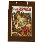 Perfecta Bicycles met damesreclame Poste Medium Cadeauzakje (Achterkant)