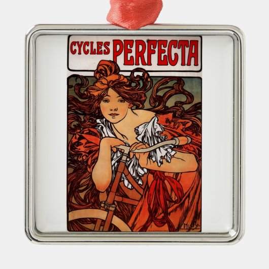 Perfecta-cycli Metalen Ornament (Voorkant)