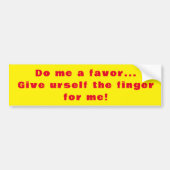 PERFECTE BUMPERSTICKER (Voorkant)